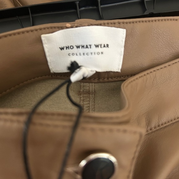 Brand new, Who What Where faux leather pants. Buttery soft. - Picture 3 of 5